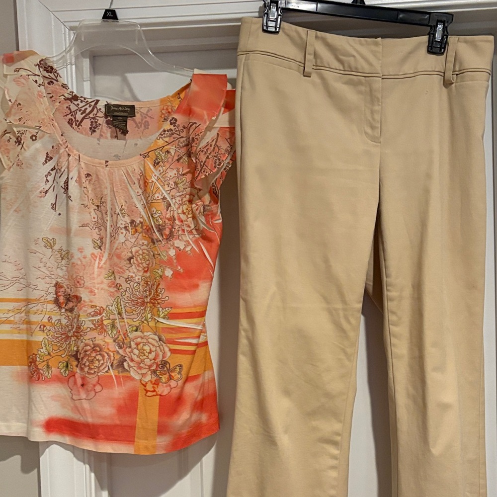 Rafaella Tan Straight Leg Women's Pants